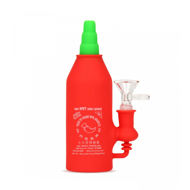 Chilli Silicon Bong 16,5cm (PBSI008)